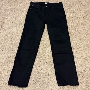 Edwin Women’s Dark Black Straight Jeans 31